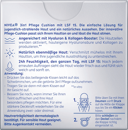 Fluid getönt 3in1 Hyaluron Cellular Filler (Mittel), LSF 15 NIVEA