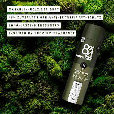Antitranspirant Deospray No.8 Wild Oak  8x4 women