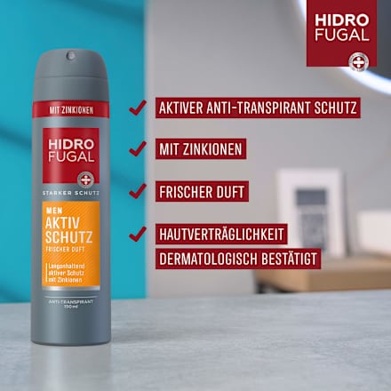Antitranspirant Deospray Men Aktiv Schutz Hidrofugal