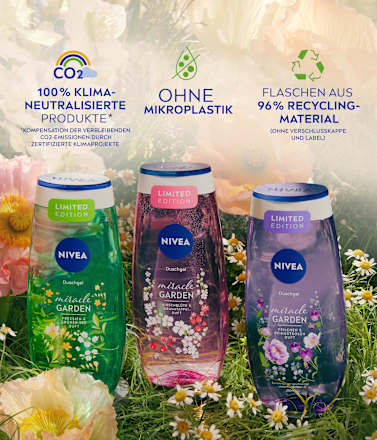Pflegedusche Miracle Garden Freesien & Grüner Tee Duft NIVEA