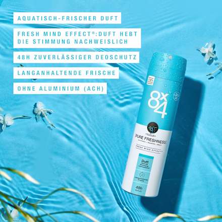 Deospray Pure Freshness 8x4 women