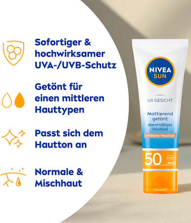 Gesichtscreme BB LSF 50+ NIVEA SUN