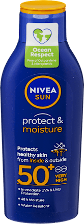 Hidratáló naptej FF50+, Protect & Moisture NIVEA SUN