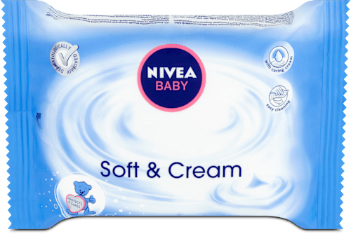 Soft & Cream vlažne maramice za bebe NIVEA BABY
