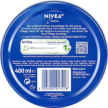 Gesichtscreme in der Dose NIVEA