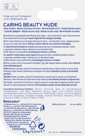 Lippenpflege Caring Beauty Nude Labello