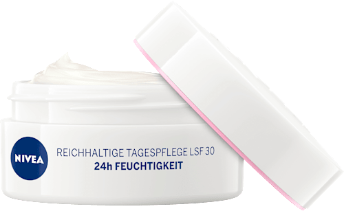 NIVEA Essentials Nährende Tagescreme LSF 15 – Mit Mandelöl, Für Trockene Haut, 50 Ml