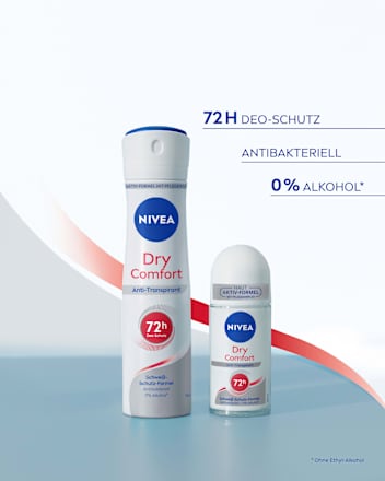 Antitranspirant Deo Roll-on Dry Comfort, Vorteilspack (6x50 ml) NIVEA