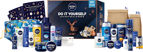 Adventskalender DIY mit Pflegeprodukten von NIVEA & Labello 2022  NIVEA MEN