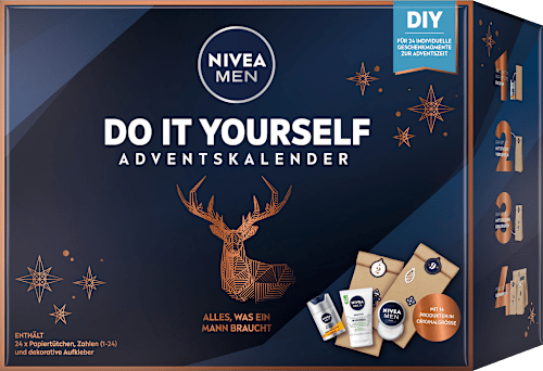 Adventskalender DIY mit Pflegeprodukten von NIVEA & Labello 2022  NIVEA MEN
