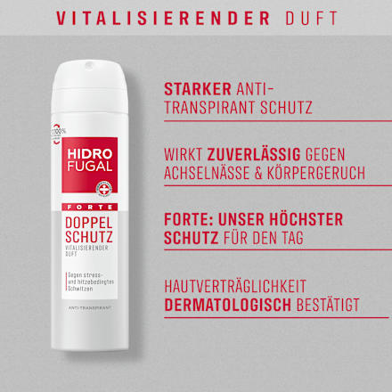 Antitranspirant Deospray Doppelschutz Hidrofugal