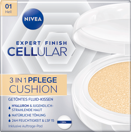 Gesichtsfluid getönt 3in1 Hyaluron Cellular Filler (Hell) LSF 15 NIVEA