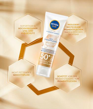 Sonnenfluid Gesicht Anti Pigmentflecken LSF 50+ NIVEA SUN