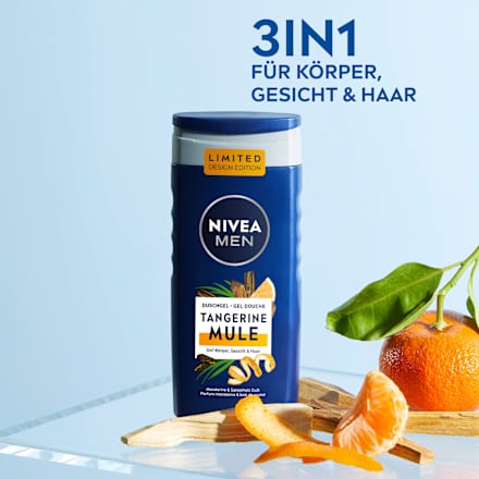 Duschgel Tangerine Mule 3in1 mit Mandarine & Sandelholz Duft NIVEA MEN