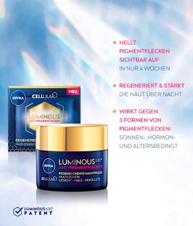 Nachtcreme Luminous Anti Pigmentflecken NIVEA