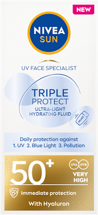 Слънцезащитен флуид за лице Protect, SPF50+  NIVEA SUN