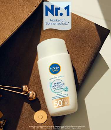 Sonnenfluid Gesicht Derma Skin Clear UV Fluid LSF 50+ NIVEA SUN