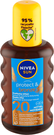 protect & bronze ulje za zaštitu od sunca u spreju, SPF 20 NIVEA SUN