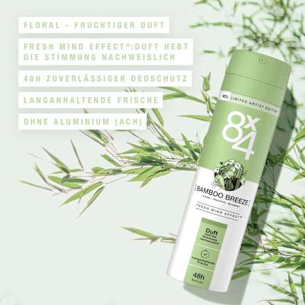 Deospray Bamboo Breeze 8x4 women
