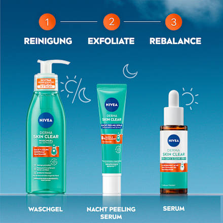 Peeling Serum Nacht Derma Skin Clear NIVEA