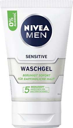Čistiaci pleťový gél Sensitive NIVEA MEN