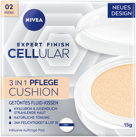 Hyaluron Cellular Filler 3u1 njegujući jastučić 3u1, SPF 15 – 02 medium NIVEA