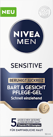 Bart & Gesicht Pflegegel, sensitive NIVEA MEN