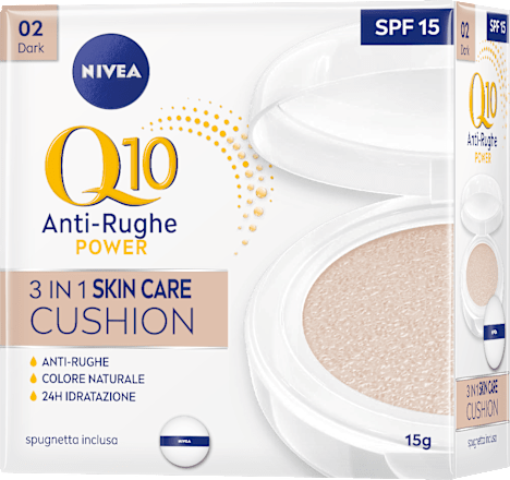 3in1 Skin Care Cushion Q10plus ANTI-AGE - N. 02 Dark NIVEA