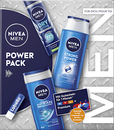 Geschenkset Power Pack 4tlg NIVEA MEN
