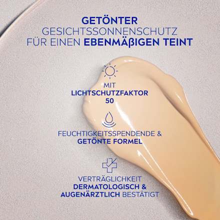 BB Cream getönte Sonnencreme Gesicht, LSF 50 NIVEA SUN