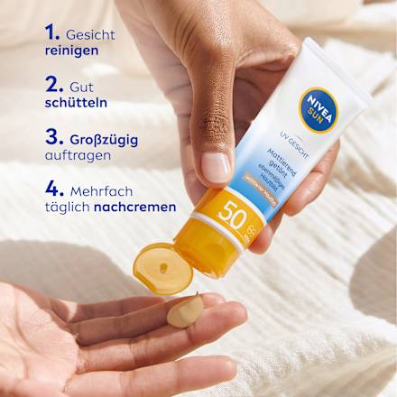 BB Cream getönte Sonnencreme Gesicht, LSF 50 NIVEA SUN
