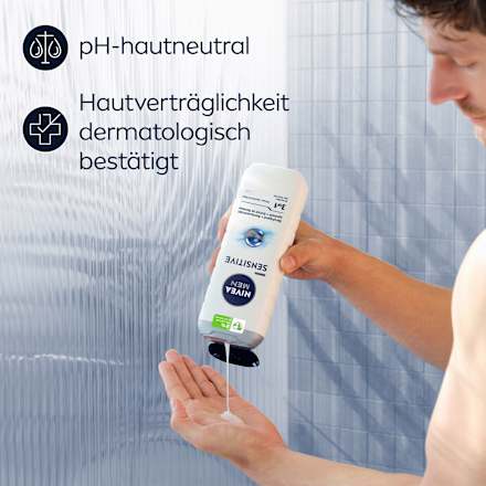 Duschgel Sensitive 3in1 NIVEA MEN