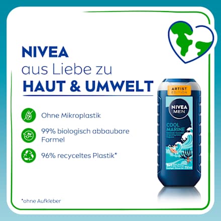 Duschgel Cool Marine 3in1 NIVEA MEN