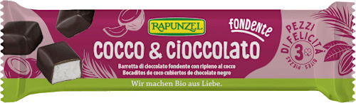 Barretta Cocco & Cioccolato fondente RAPUNZEL