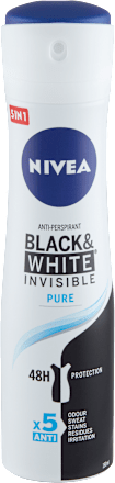 Black&White Invisible Pure - dezodorans u spreju NIVEA