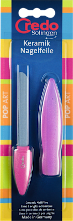 Nagelfeile Keramik pop art Credo