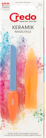 Nagelfeile Keramik pop art Credo