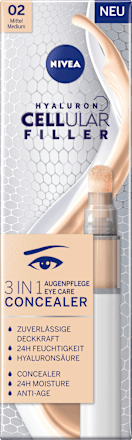 Concealer Augenpflege 3in1 Hyaluron Cellular Filler, Mittel NIVEA