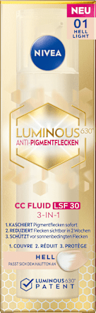 CC Creme Luminous 630 Getöntes Fluid Hell LSF 30 NIVEA