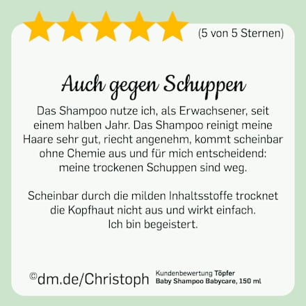 Baby Shampoo Babycare   Töpfer