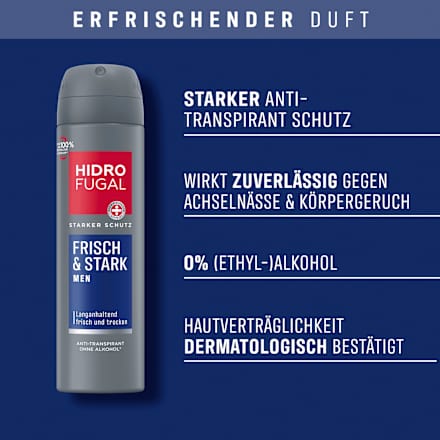 Antitranspirant Deospray Men Frisch & Stark Hidrofugal