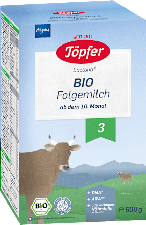 Folgemilch 3 ab dem 10. Monat Töpfer