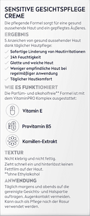 Gesichtscreme sensitive NIVEA MEN
