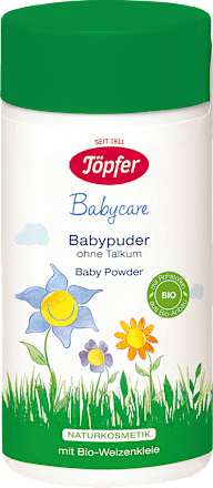 Babypuder Babycare ohne Talkum Töpfer