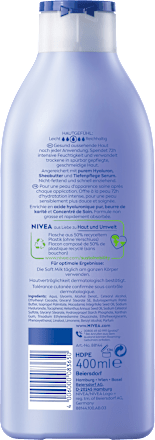 Körpermilch verwöhnende Soft Milk NIVEA