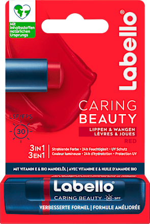 Lippenpflege Caring Beauty Rot LSF 30 Labello