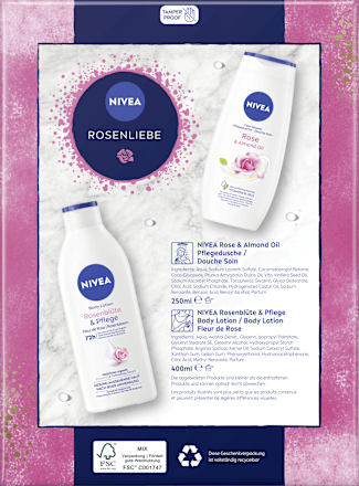 Geschenkset Rosenliebe 2tlg NIVEA