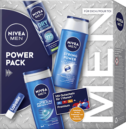 Geschenkset Power Pack 4tlg NIVEA MEN