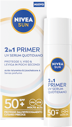 2in1 Primer UV siero quotidiano SPF50+ NIVEA SUN