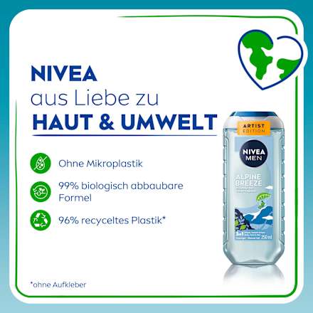 Duschgel Alpine Breeze 3in1 NIVEA MEN